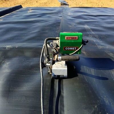 Гладкое лицо 1,5 мм 1500 микрон Черно-зеленый геомамбранный пленка HDPE для облицовок дамбы 0,75 мм