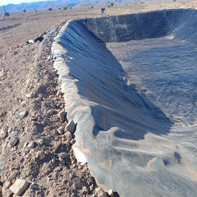 Рыбная ферма водоемы линейки HDPE геомембрана рулон размеры для эффективного предотвращения утечки