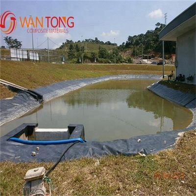 Гладкое лицо 1,5 мм 1500 микрон Черно-зеленый геомамбранный пленка HDPE для облицовок дамбы 0,75 мм