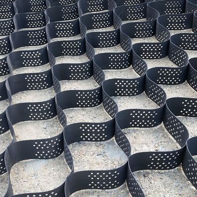 50-200 мм HDPE Geocell Gravel Grid для стабильного строительства дорог Нет послепродажного обслуживания