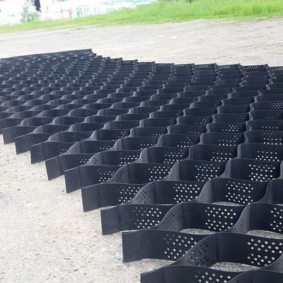 50-200 мм HDPE Geocell Gravel Grid для стабильного строительства дорог Нет послепродажного обслуживания