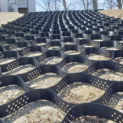 Текстурированная гладкая поверхность высотой 100 мм HDPE геоэлемент для проектов устойчивой инфраструктуры
