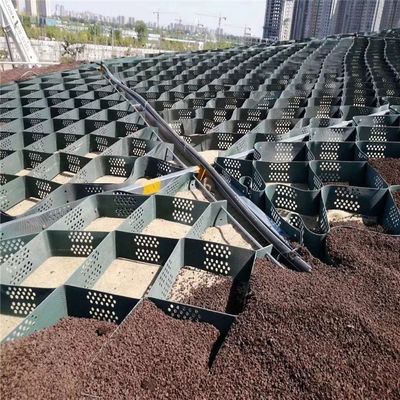 Желтый HDPE геоклеточный гравий для стабильной и долговечной стабилизации почвы лошадиных ферм