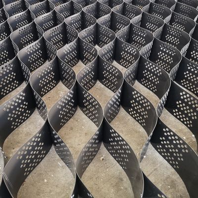 Желтый HDPE геоклеточный гравий для стабильной и долговечной стабилизации почвы лошадиных ферм