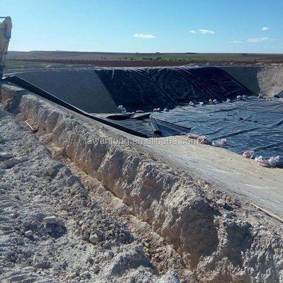 Гладкая геомембрана HDPE плотина Рыбный бак сельскохозяйственный пруд Liner Геомембраны 1 мм 2 мм