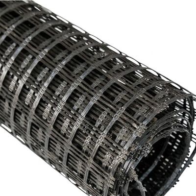 Нижний китайский дизайн стиль Roadbed Solidification Биаксиальный полиэстер 80-80 PET Geogrid
