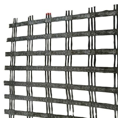 Нижний китайский дизайн стиль Roadbed Solidification Биаксиальный полиэстер 80-80 PET Geogrid