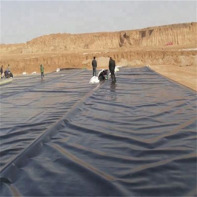 1 мм 1,2 мм 1,5 мм HDPE геомембрана для дамбы или искусственного озера Черный Зеленый Синий Белый