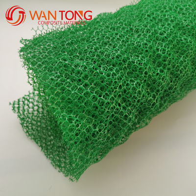 Длина Нормальная 50 м HDPE 3D Geomat в зеленом черном для защиты ландшафта и склонов