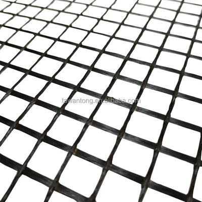 50-50kn Полиэстер Geogrid/ PET Geogrid для укрепления берегов рек Применение дорожного полотна