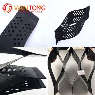 1.1mm-1.7mm Толщина HDPE Geocell для стабилизации дорожного грунта и защиты склонов