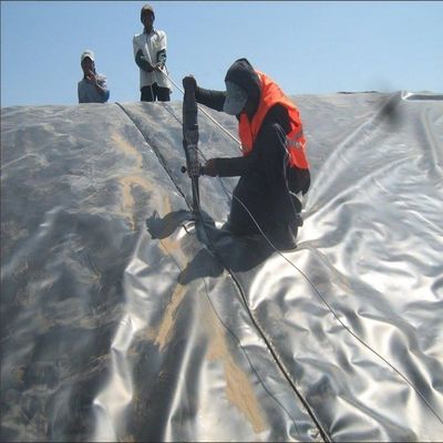 Ширина 2 - 8 м Сельскохозяйственная геомембрана из HDPE для рыбной фермы