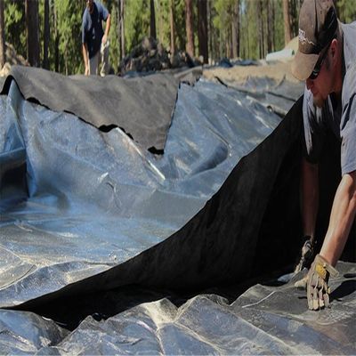 100% необработанный HDPE LLDPE сырье Wantong 0,5 мм геомембрана для полигонов водоемов