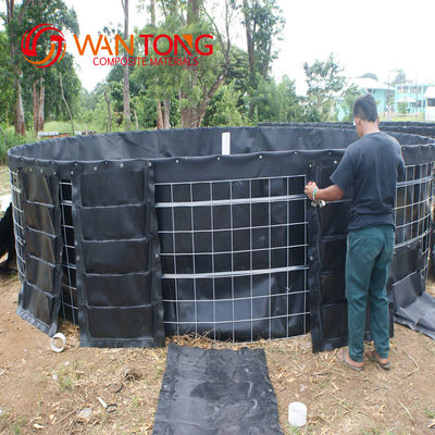 100% необработанный HDPE LLDPE сырье Wantong 0,5 мм геомембрана для полигонов водоемов