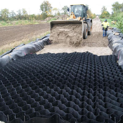 Норвегия HDPE Geocell для поддерживающей стены 50mm-250mm Высота CE ISO14001 ISO9001 Сертификат
