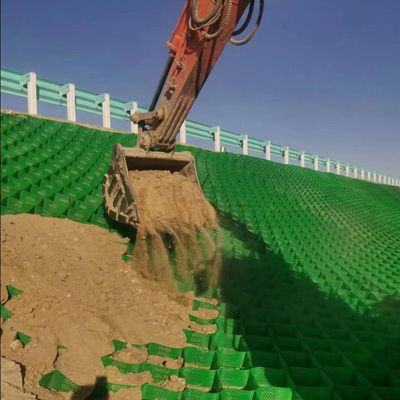 Норвегия HDPE Geocell для поддерживающей стены 50mm-250mm Высота CE ISO14001 ISO9001 Сертификат