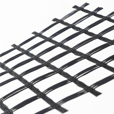 Услуга обучения на месте Укрепление дорог и мостов полиэстером PET Geogrid 80-80