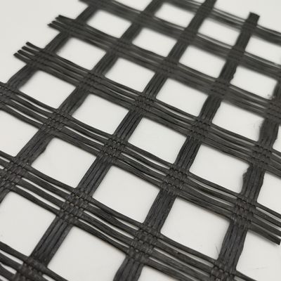 Услуга обучения на месте Укрепление дорог и мостов полиэстером PET Geogrid 80-80
