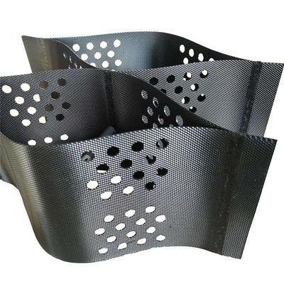 Гейоэлементы с текстурой/перфорацией из HDPE для поддерживающей стенки высота 50-250 мм