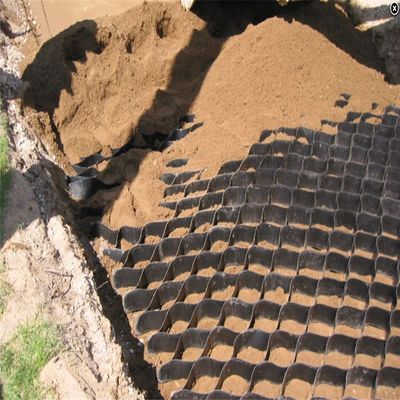 Гейоэлементы с текстурой/перфорацией из HDPE для поддерживающей стенки высота 50-250 мм