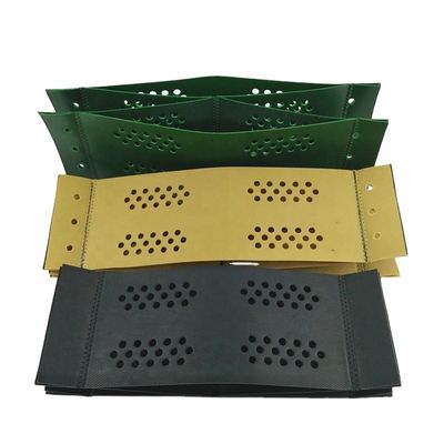 Традиционный дизайн текстурированной и перфорированной HDPE пластмассовой геоэлементы для дорожного строительства