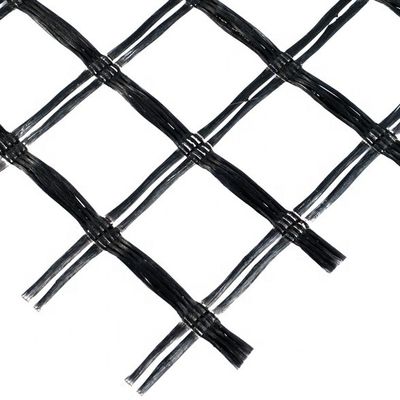100 м/ролл ПЭТ Warp Geogrid для строительства поддерживающих стен
