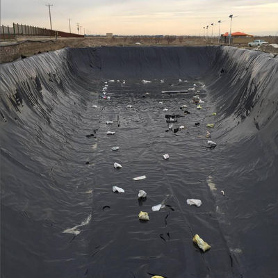 0.75 мм 1 мм HDPE рыбная креветка рыбоводства пруда геомембрана линейка с и установка на месте