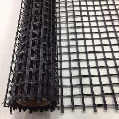 100 м/ролл ПЭТ Warp Geogrid для строительства поддерживающих стен