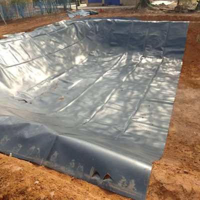 1.0 мм HDPE Geomembrane Pond Liner Современный стиль дизайна Индонезия Рыбный пруд креветок