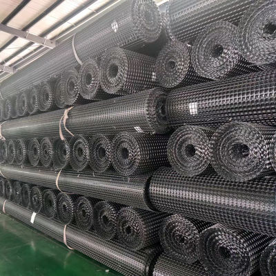 Geomalla 40kn Grid Mesh Biaxial PP Plastic Geogrid для решения усиления дорог