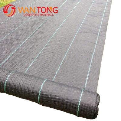 PP Geotextile Woven Weed Control Barrier Ландшафтная ткань для покрытия грунта Ширина 1-6 м