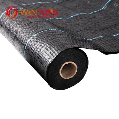 PP Geotextile Woven Weed Control Barrier Ландшафтная ткань для покрытия грунта Ширина 1-6 м