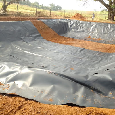 1 мм HDPE Геомембрана Рыбная ферма Водонепроницаемая рулонка Сырье 100% девственный HDPE