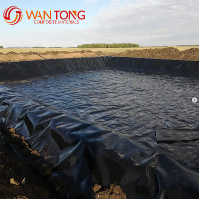 Водонепроницаемая линейка водонепроницаемая рыбная ферма 1,5 мм HDPE геомембрана для китайского стиля дизайна