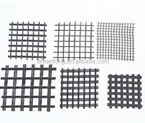 Китайский стиль дизайна ISO Standard 50kn Glass Fiberglass Geogrid для дорожного строительства