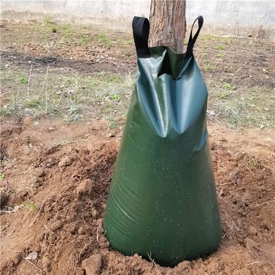 Темно-зеленый поливный мешок для деревьев 250-3500 грамм 3 одинаковые ПЭ брезент