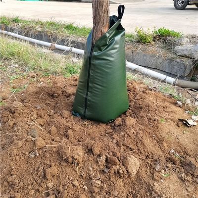 Темно-зеленый поливный мешок для деревьев 250-3500 грамм 3 одинаковые ПЭ брезент