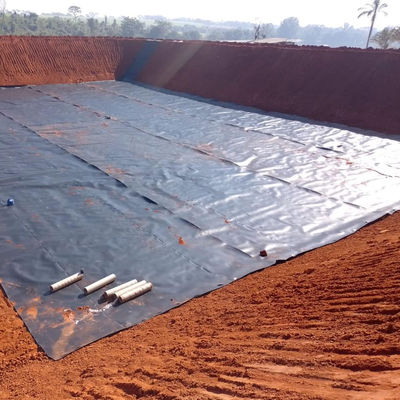 Геомембранная подкладка из 100% необработанного HDPE LLDPE для аквакультуры на рыбных фермах толщиной 0,5 мм