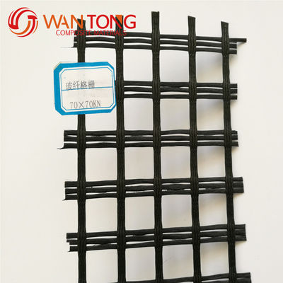 5 м ширины стекловолокна Geogrid Warp вязание для усиления асфальтового покрытия CE/ISO9001