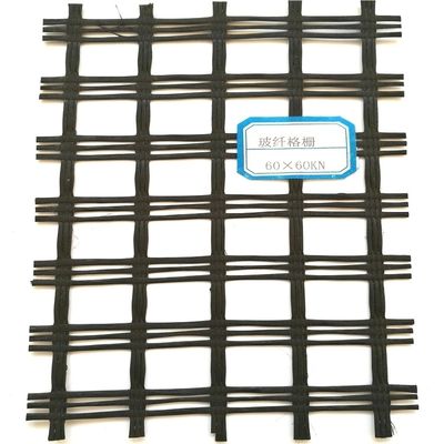 5 м ширины стекловолокна Geogrid Warp вязание для усиления асфальтового покрытия CE/ISO9001