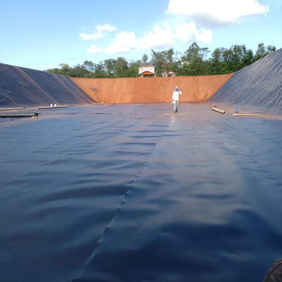 0Геомембрана HDPE толщиной 0,5 мм для применения в рыбных водоемах и на свалках