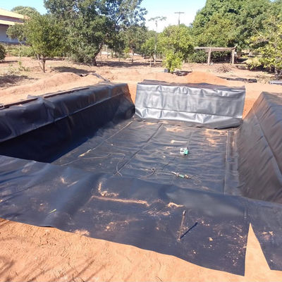 Усиленная геомембрана из HDPE для линейки водоемов для 100% первичного HDPE LLDPE сырья