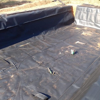 Черный HDPE Geomembrane линейный лист идеально подходит для прочной гидроизоляции или креветок прудов