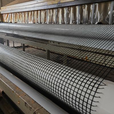 Полиэстер Geogrid CE / ISO9001 / SGS сертифицирован для дорожного строительства и поддерживающей стены