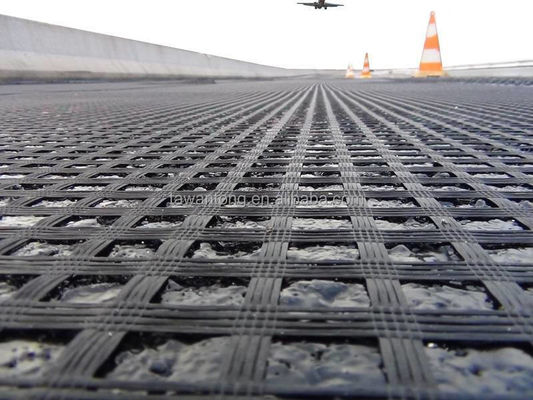 Полиэстер Geogrid CE / ISO9001 / SGS сертифицирован для дорожного строительства и поддерживающей стены