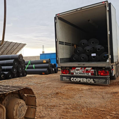 Современный дизайн Рыбоводческие резервуары 0,5 мм HDPE геомембрана шириной 2-8 м