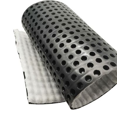 Высота 8 мм HDPE PP нетканый композитный дренажный лист/дренажная доска