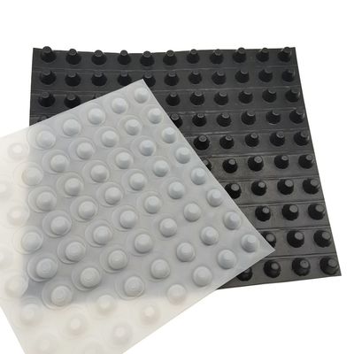 Высота 8 мм HDPE PP нетканый композитный дренажный лист/дренажная доска