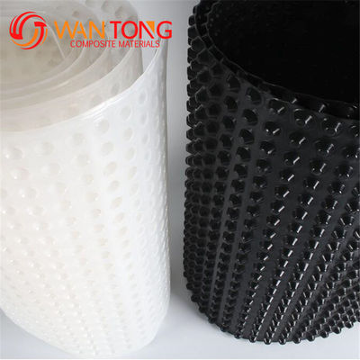 HDPE PP Virgin Recycle High Strength 10mm Dimple Height Drainage Board для тоннелей/метро