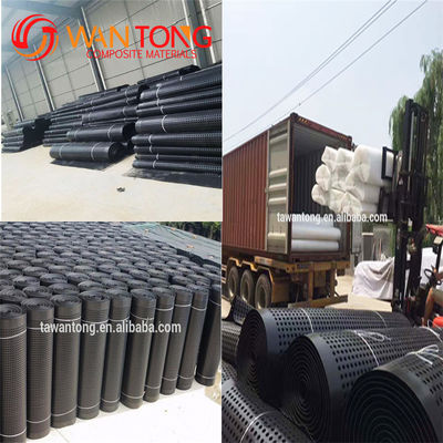 Длина 10-15 м HDPE композитная дренажная доска для зданий и строительства по более низкой стоимости